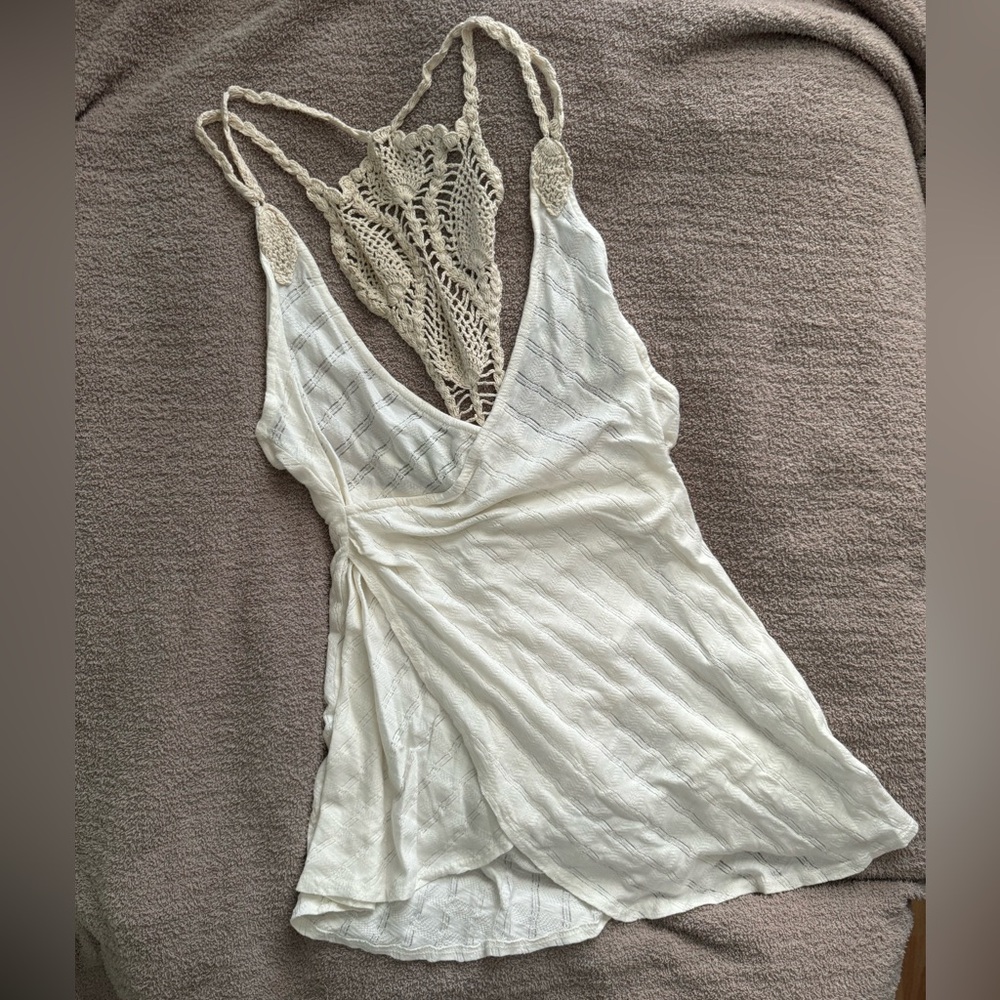 FREE PEOPLE Faux Wrap Dress